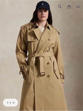 Lauren Ralph Lauren Women's Tan Trench Coat